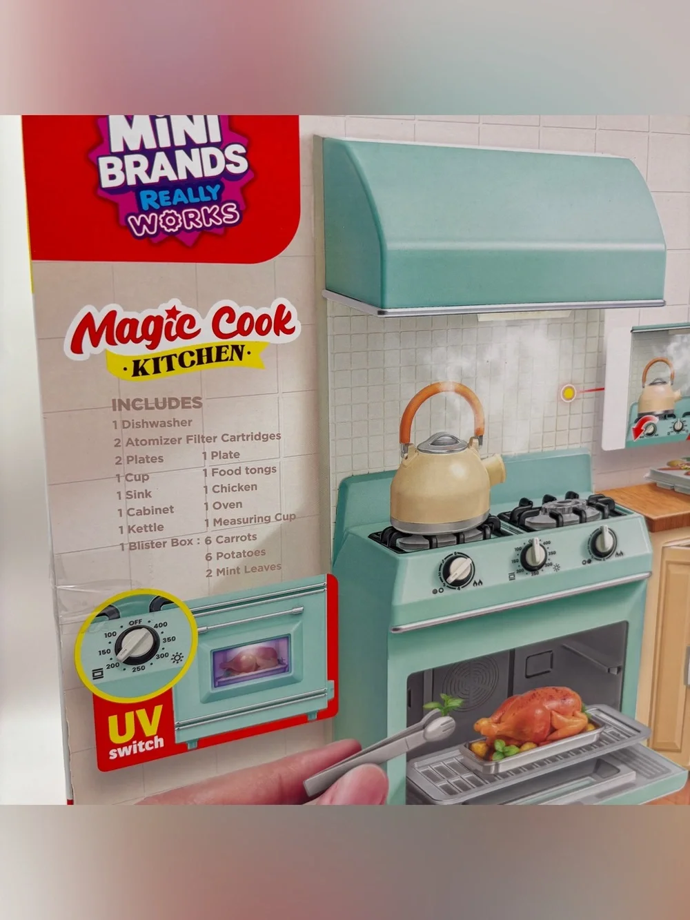 Mini Brands Really Works Magic Cook Kitchen Play Set by Zuru NEW